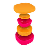 Lunchbots Nested Bowl Set Bitty - Pink/Orange