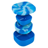 Lunchbots Nested Bowl Set Bitty - Blue/blue Swirl