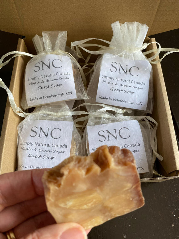 Maple and Brown Sugar Handcrafted Guest Soap