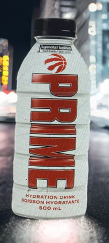 Prime Hydration “Raptors” Limited edition White Bottles