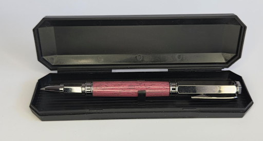 Purple Heart Rollerball Pen