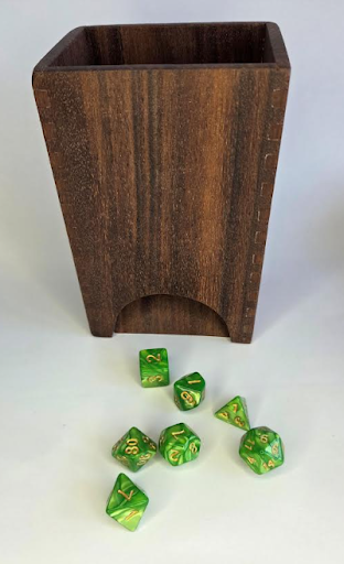 Sapele Dice Tower
