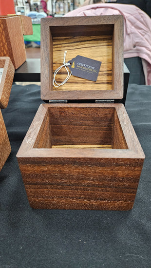 Dark Sapele Wood Box