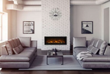 Amantii SYM-42 Symmetry Lumina 42" linear electric fireplace