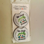 Sleep Around Car Coasters