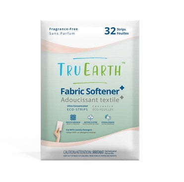 Tru Earth Fabric Softener Eco Strips, Fragrance-free 32 pack
