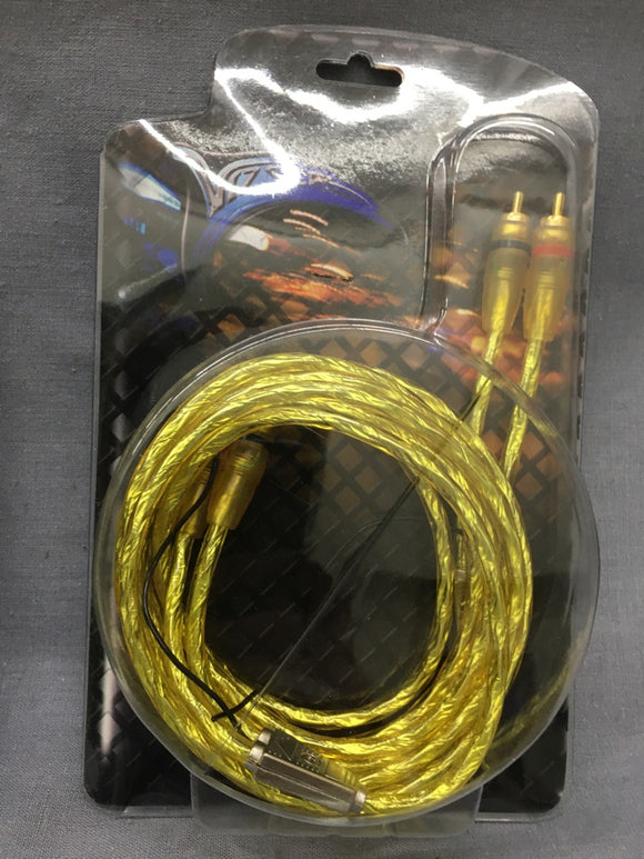 Stereo Speaker Cables - Yellow