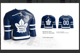 Carton of 8, Toronto Maple Leafs Mini Jersey