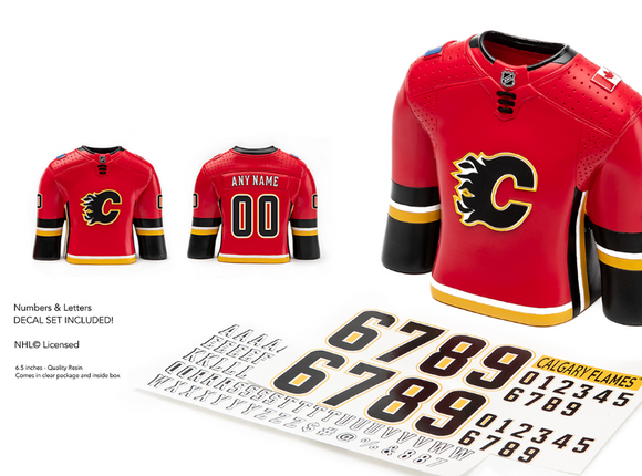 Carton of 8, Calgary Flames Mini Jersey