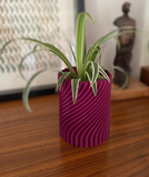 Small Twist Vase - Berry/Magenta