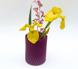 Small Twist Vase - Berry/Magenta