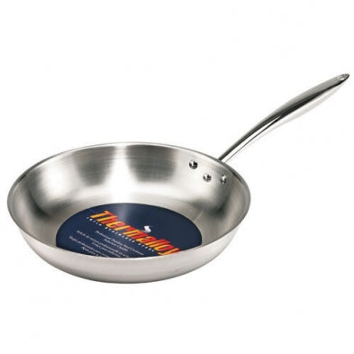 Induction Capable Stainless Steel Fry Pan 7.75