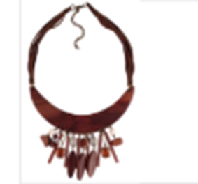 Amozonia Necklace  Brown Colour