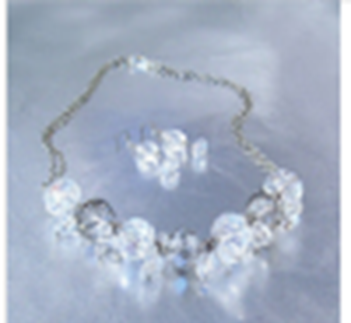 Regal Crystal Necklace  Clear Colour