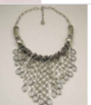 Chainmail Necklace  Silver Colour