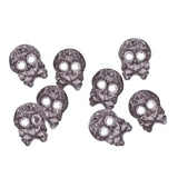 BUBS Godis Salty Skalle Liquorice Skulls Candy Sweden, 90g bag Case 16ct