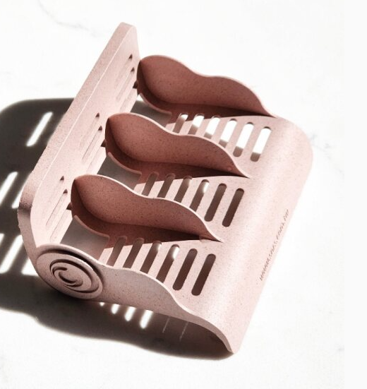 Accessory: Bioplasatic Multi Bar Soap Holder-Morandi Pink