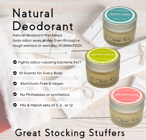 Natural Deodorant Bundles (Mix & Match from 10 scents) -3 Deodorants