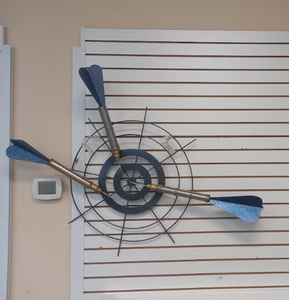 3D Metal Wall Art - Darts