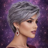 The Balanced Grey Wig 4"