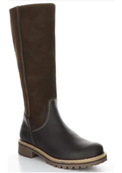 Bos n Co Hudson Chocolate Waterproof with Wool Lining Boot with Side Zip  Size 38