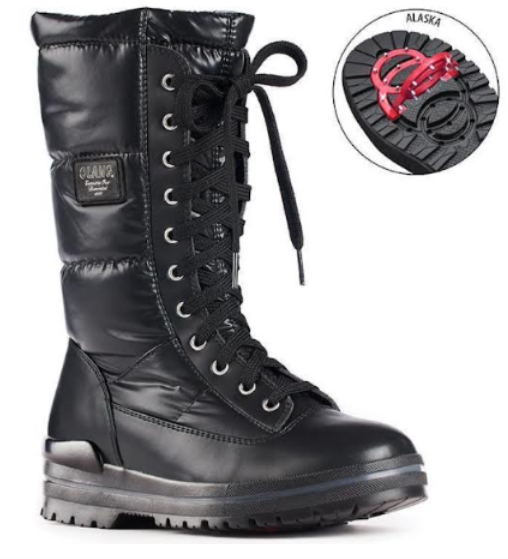Winter Boots from Olang Canada  all Waterproof  Glamour in Black with  Size 38