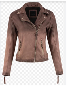 Mauritius Leather Jacket  Coffee  XLarge