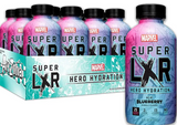 Arizona x Marvel Super LXR Hero Hydration - Acai Blueberry - 16oz (Pack of 12) - Sports Drink, with Electrolytes