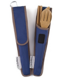 To Go Ware RePETe Bamboo Utensil Set - Indigo (Dark Blue)