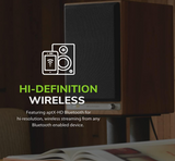 Audioengine HD6 150W Powered Bookshelf Stereo Speakers