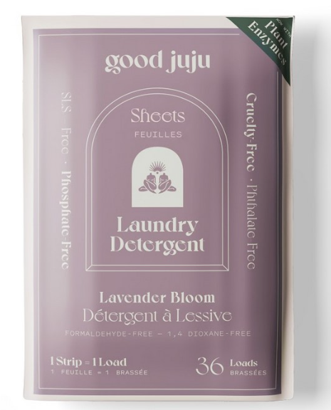 Good Juju Laundry Sheets, Lavender Bloom