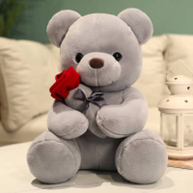 Teddy Bear  -23cm -Grey