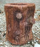 16”  concrete log planter