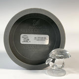 Swarovski Silver Crystal Mushrooms Figurine