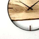 21” MAPLE LIVE EDGE WOOD CLOCK