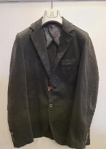 FB Fashion Men’s Lightweight Unlined Cotton Jacket FB Carambola Nero (Black) Sizes: 48 (38)