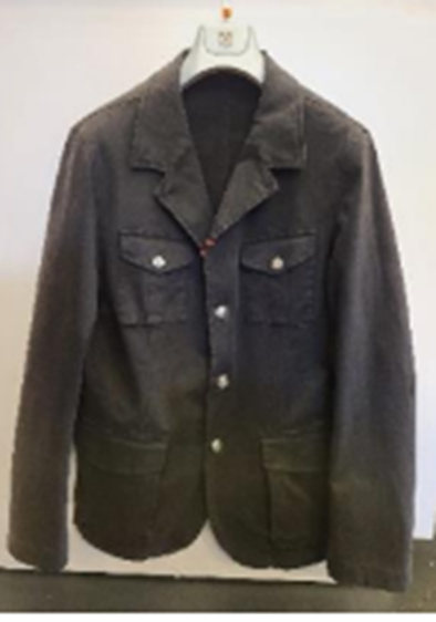 FB Fashion Men’s Lightweight Unlined Cotton Jacket FB Zagarola Nero (Black) Sizes: 54 (44)