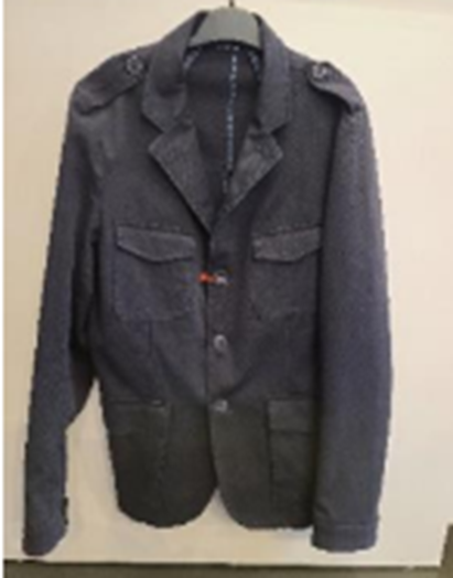 FB Fashion Men’s Lightweight Unlined Cotton/Poly Jacket Articolo Desert Blu (Navey) Sizes: 50 (40)