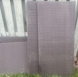 large outdoor rattan dining table