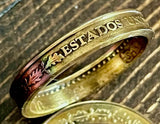 Mexico Estados Unidos Bi-Metal Coin Ring