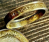 Mexico Estados Unidos Bi-Metal Coin Ring