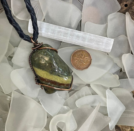 Bay of Fundy Collection Epidote Pendant