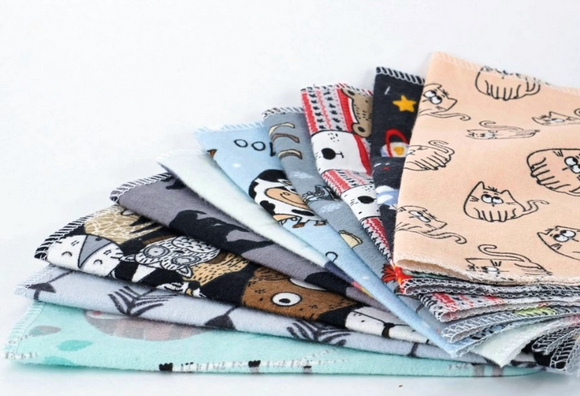 Cloth Napkins for Kids, Neutral