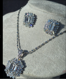 Elegant Swarovski Necklace & Earring Set