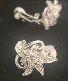 Swarovski Crystal Floral Necklace & Earring Set