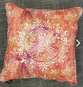 Pink & Orange Mosaic Pillow