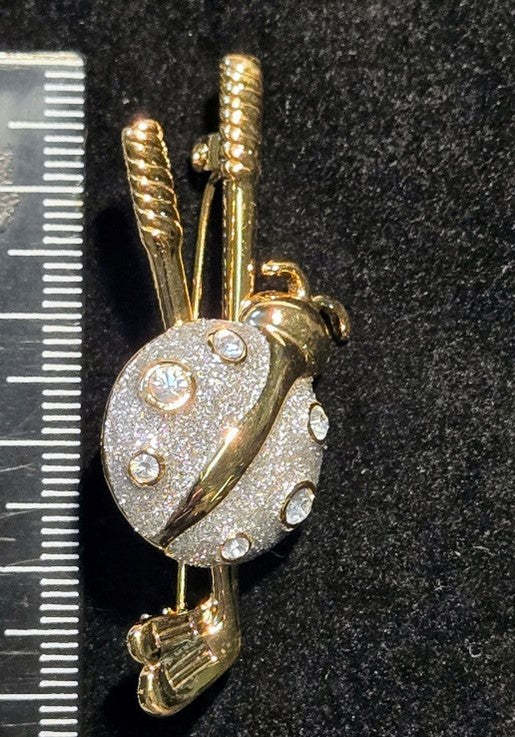 Gold or Silver Plate Pins designed with Swarovsky Crystals - Set of 4