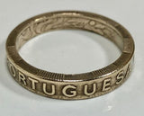 Portugal 100 Escudos Bi-Metal Coin Ring