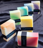 Rainbow Series : Ombre - Icy Forest- Collection of 7 Soaps