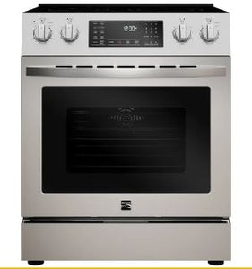 Kenmore 30 in. 4.8 cu. ft. Stainless Steel Front-Control Electric Range with Air fry